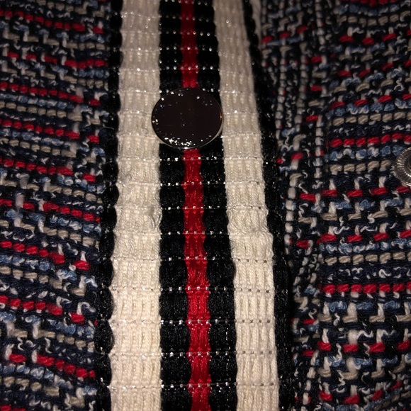 Maje Natelle Tweed Mini Dress Size 3 - Picture 6 of 7